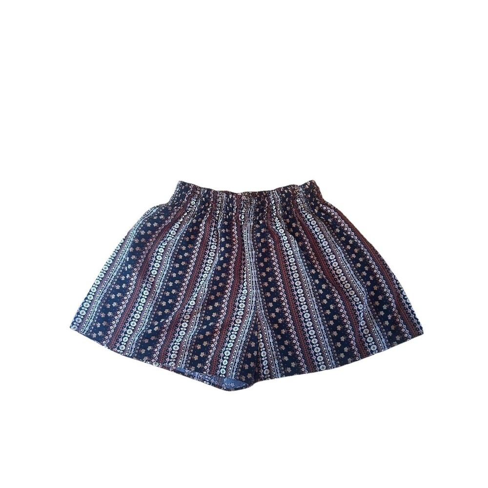 Womens 3XL Boho Floral Print Pull On Shorts Elastic Waist Casual Soft Wear - Picture 6 of 12
